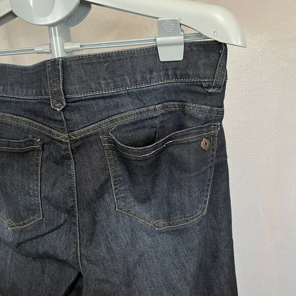 Democracy Absolution Jeans Womens 12 Black Mid Rise Skinny Stretch Pockets - Picture 4 of 5